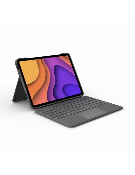 Logitech Folio Touch QWERTY Italiano Smart Connector Grigio