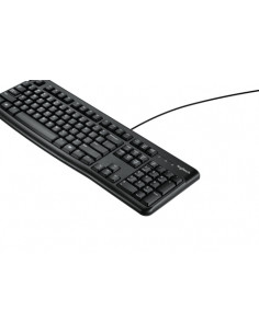 Logitech K120 Corded Keyboard tastiera Ufficio USB QWERTY US International Nero