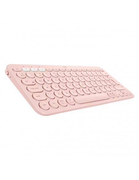 Logitech K380 Multi-Device Tastiera Bluetooth Wireless, Design Easy-Switch, Sottile, Portatile, 2 Anni di Batteria, Funziona con