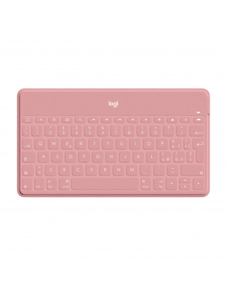 Logitech Keys-To-Go Tastiera Bluetooth, Sottile e Leggera, per iPhone, iPad, Apple TV e tutti i dispositivi iOS. Rosa