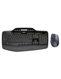 Logitech MK710 Performance tastiera Mouse incluso Casa RF Wireless QWERTY US International Nero