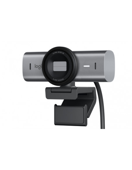 Logitech MX Brio 705 for Business webcam 8,5 MP 4096 x 2160 Pixel USB 3.2 Gen 1 (3.1 Gen 1) Alluminio, Nero