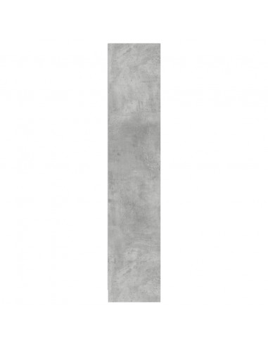 Libreria Grigio Cemento 57x28,5x141 cm in Legno Multistrato