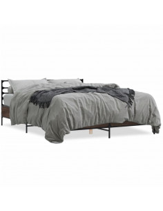 Giroletto Rovere Marrone 150x200cm in Legno Multistrato Metallo 2