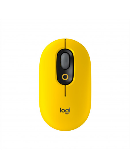 Logitech POP Mouse Wireless con Emoji personalizzabili, Tecnologia SilentTouch, Precisione e Velocità, Design Compatto, Bluetoo