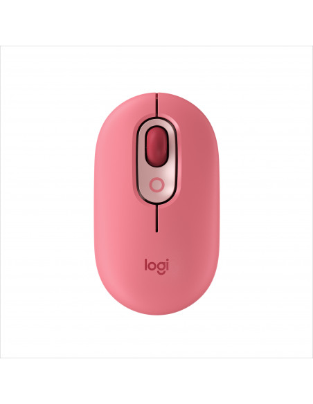 Logitech POP Mouse Wireless con Emoji personalizzabili, Tecnologia SilentTouch, Precisione e Velocità, Design Compatto, Bluetoo