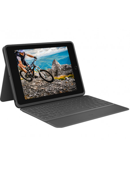 Logitech Rugged Folio QWERTY Italiano Smart Connector Grafite