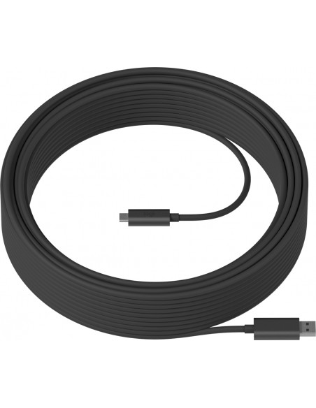 Logitech Strong cavo USB 10 m USB 3.2 Gen 2 (3.1 Gen 2) USB A USB C Grafite