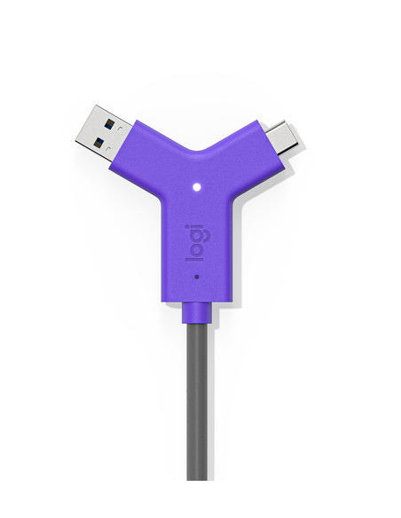 Logitech Swytch Trasmettitore e ricevitore AV Nero, Viola