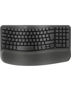 Logitech Wave Keys tastiera Ufficio RF senza fili + Bluetooth QWERTY Italiano Grafite