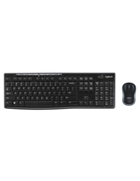Logitech Wireless Combo MK270 tastiera Mouse incluso Casa USB QWERTZ Tedesco Nero