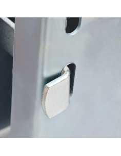 Lucchetto Argento 11x11x23,5 cm Acciaio