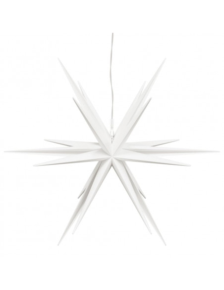 Luce di Natale con LED Pieghevole Bianca 43 cm