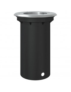 Luce per Esterni Rotonda Nera 10,5x10,5cm Alluminio Pressofuso