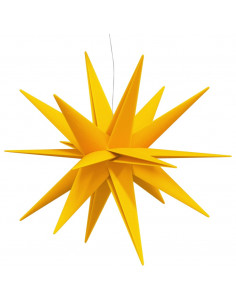 Luci di Natale con LED 3 pz Pieghevoli Gialle 100 cm