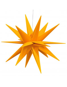 Luci di Natale con LED 3 pz Pieghevoli Gialle 43 cm