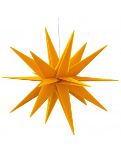 Luci di Natale con LED 3 pz Pieghevoli Gialle 57 cm