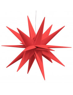 Luci di Natale con LED 3 pz Pieghevoli Rosse 43 cm
