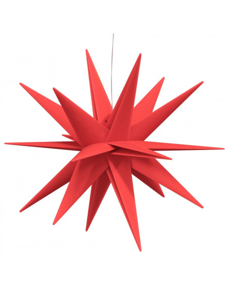 Luci di Natale con LED 3 pz Pieghevoli Rosse 43 cm