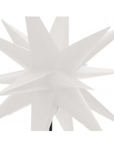 Luci di Natale con Picchi e LED 3 pz Pieghevoli Bianche 35 cm