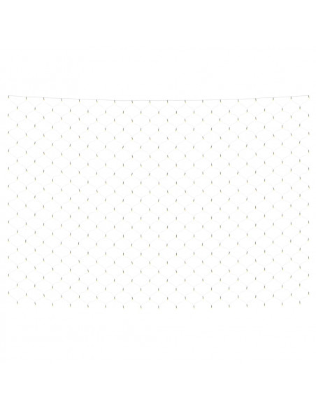 Luci di Natale Rete Bianco Caldo 4x4m 544 LED Interni Esterni