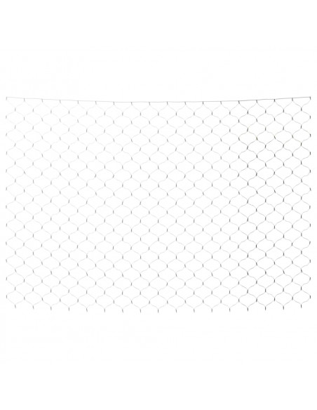 Luci di Natale Rete Bianco Freddo 4x4m 544 LED Interni Esterni