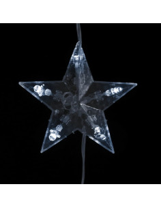 Luci Fatate a Stella a LED 200 LED Bianco Freddo 8 Funzioni