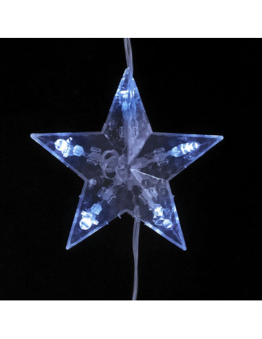 Luci Fatate a Stella a LED 200 LED Blu 8 Funzioni