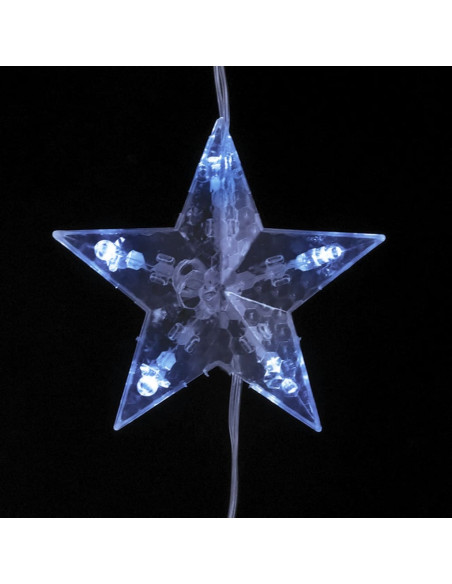 Luci Fatate a Stella a LED 200 LED Blu 8 Funzioni