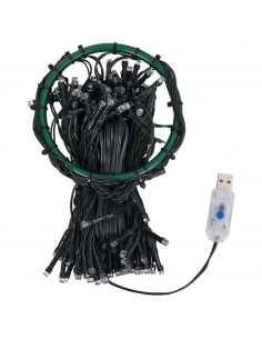 Luci per Albero 500 LED Blu 500 cm Interno Esterno