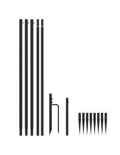 Luci per Albero di Natale Interni Esterni 576 LED Blu 3,6 m