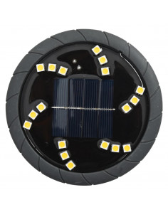 Luci Solari da Terra con Picchetti da Esterno 12pz Bianco Caldo