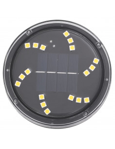 Luci Solari da Terra con Picchetti da Esterno 12pz Bianco Caldo
