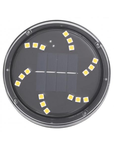 Luci Solari da Terra con Picchetti da Esterno 12pz Bianco Caldo