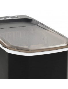 Macchina per il Ghiaccio Nera 1,4 L 15 kg / 24 h