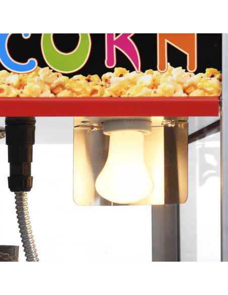 Macchina per Popcorn con Pentola in Teflon 1400 W