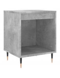 Comodino Grigio Cemento 40x35x50 cm in Legno Multistrato 2