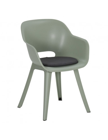 Madison Cuscini da Seduta Panama 2 pz 39x36 cm Grigio