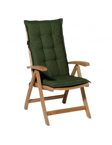 Madison Cuscino Sedia Schienale Alto Panama 123x50 cm Verde