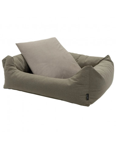 Madison Letto per Cani da Esterno Manchester 80x67x22 cm Tortora