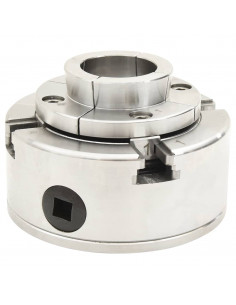 Mandrino per Legno a 4 Griffe M33 in Acciaio Argento 96 mm