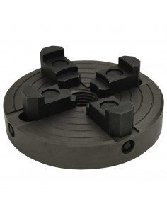 Mandrino per Legno a 4 Griffe M33 in Acciaio Nero 150x63 mm