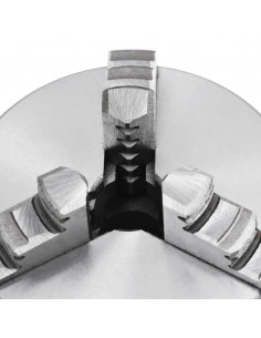 Mandrino per Tornio a 3 Griffe Autocentrante 80 mm in Acciaio