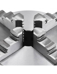Mandrino per Tornio a 4 Griffe Autocentrante 125 mm in Acciaio