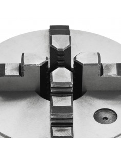 Mandrino per Tornio a 4 Griffe Autocentrante 160 mm in Acciaio