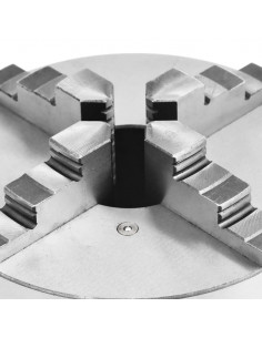 Mandrino per Tornio a 4 Griffe Autocentrante 200 mm in Acciaio