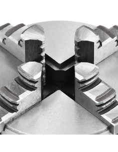 Mandrino per Tornio a 4 Griffe Autocentrante 80 mm in Acciaio