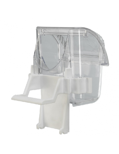 Mangiatoia uccelli Ferplast 84503724 Trasparente e Bianco Trasparente