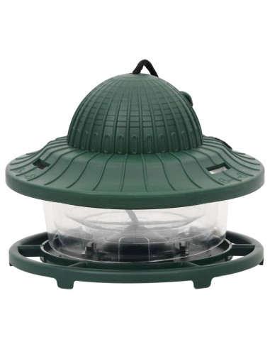 Mangiatoie per Uccelli 3 pz Verde Scuro 13x13x17 cm