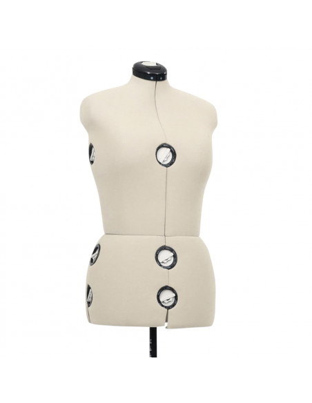 Manichino Femminile Regolabile Crema Taglia M 40-46
